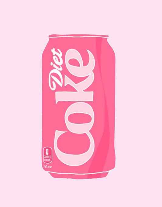 pink diet coke